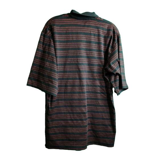 Vintage Polo Golf Ralph Lauren BLACK WITH RED STRIPES, POLO, Large - Picture 3 of 4